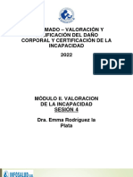 Módulo II Sesión 4 - Valoración de La Incapacidad