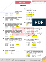 Claves Examen Semianual UNI ABC - Semana 14