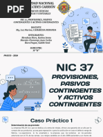 Normas - NIC 37 (CASOS PRACTICOS)