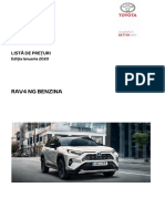 Rav4 NG Benzina: Listă de Prețuri