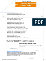 Number Based Programs in Java