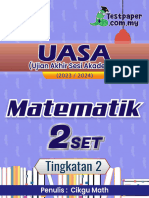 TP1916 - 2 Set Ujian Akhir Sesi Akademik Matematik Tingkatan 2 Uasa Sesi 2023-20241