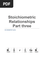 TOPIC 1 Stoichiometric Relationships Part 3