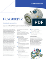 Actaris Gas Measurement Fluxi 2000 TZTurbine Meter Brochure ES