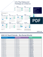 Abbvie 2022 US HolidayPayrollCalendar