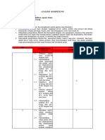 Analisis Kompetensi Semester 2