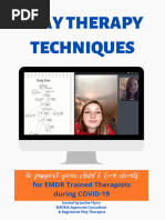 Play Based Technique Support For EMDR Clinicians During COVID 19
