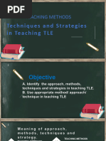 Teaching METHODS IN TLE