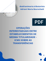 Normas Estaduais - Transferência de Mercadorias