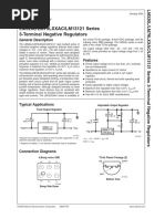 LM320L/LM79LXXAC/LM13121 Series 3-Terminal Negative Regulators