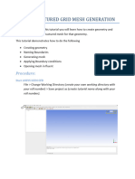 2D Unstructured Grid Mesh Generation