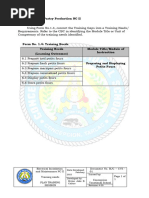 FORM 1.4 Training Needs