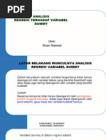 Model Regresi Variabel Dummy 2