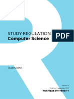 Study Regulation For Computer Science: Cand - Scient