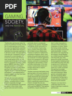 Gaming, Society and The Individual