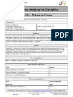 Programa Analitico-Biologia de Fungos