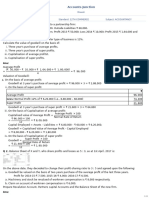 Change in PSR 12th Commerce Accountancy Answersheet