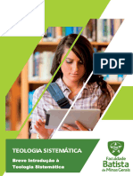 Introdução À Teologia Sistemática