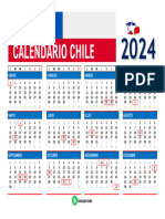 Calendario 2024 Chile