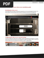 Dell Video Server Installation Guide v1.0