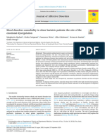 Mood Disorders Comorbidity in Obese Bariatric Patients The Role of The Emotional Dysregulation