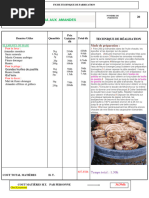 Fich Technique MHANCHA AUX AMANDES Chef Ezzamouri