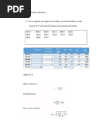 Deber de Estadística Sesgo, Curtosis y Valores A. PDF