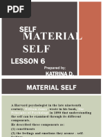 UTS Lesson 6 Material Self