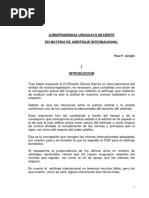 ARRIGHI - Jurisprudencia Uruguaya Reciente en Materia de Arbitraje Internacional