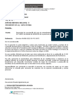 Carta para Comunicar Los Movimientos Unido (F)