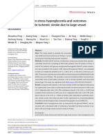 Association Between Stress Hyperglycemia and Outcomes