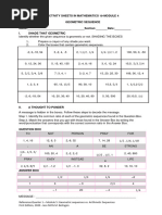 Activity Sheets Module 4