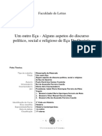 Um Outro Eca Alguns Aspectos Do Discurso Politico