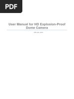 User Manual For HD Explosion-Proof Dome Camera IPC421-FB (En) 20180116 - Neutral