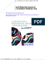 Dwnload Full Conceptual and Historical Issues in Psychology 1st Edition Piekkola Test Bank PDF