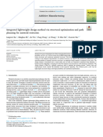 Integrated Lightweight Design Method Via Structural Optimization and Path Planning For Material Extrusion