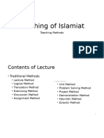 Teaching of Islamiat