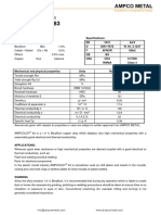 Ampcoloy 83: Technical Data Sheet