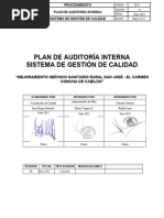 PR-01 Plan Auditoria Interna