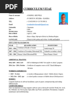 JM Curriculum Vitae