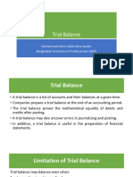 Journal To Trial Balance