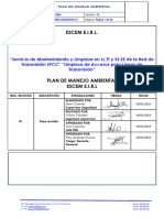 Plan de Manejo Ambiental