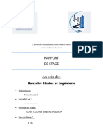 Rapport de Stage: Benzekri Etudes Et Ingénierie