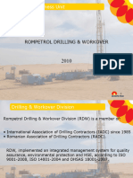 Upstream Business Unit: Rompetrol Drilling & Workover