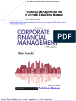 Dwnload Full Corporate Financial Management 5th Edition Glen Arnold Solutions Manual PDF