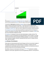 Fixed Cost: Areas of Confusion