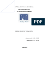Sistema de Costos y Presupuestos