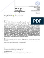 Kit NG Et Al 2022 Exploring The Use of 3d Printing in Mathematics Education A Scoping Review