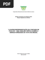 A Obrigatoriedade Do Voto No Brasil