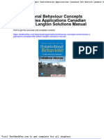 Dwnload Full Organizational Behaviour Concepts Controversies Applications Canadian 8th Edition Langton Solutions Manual PDF